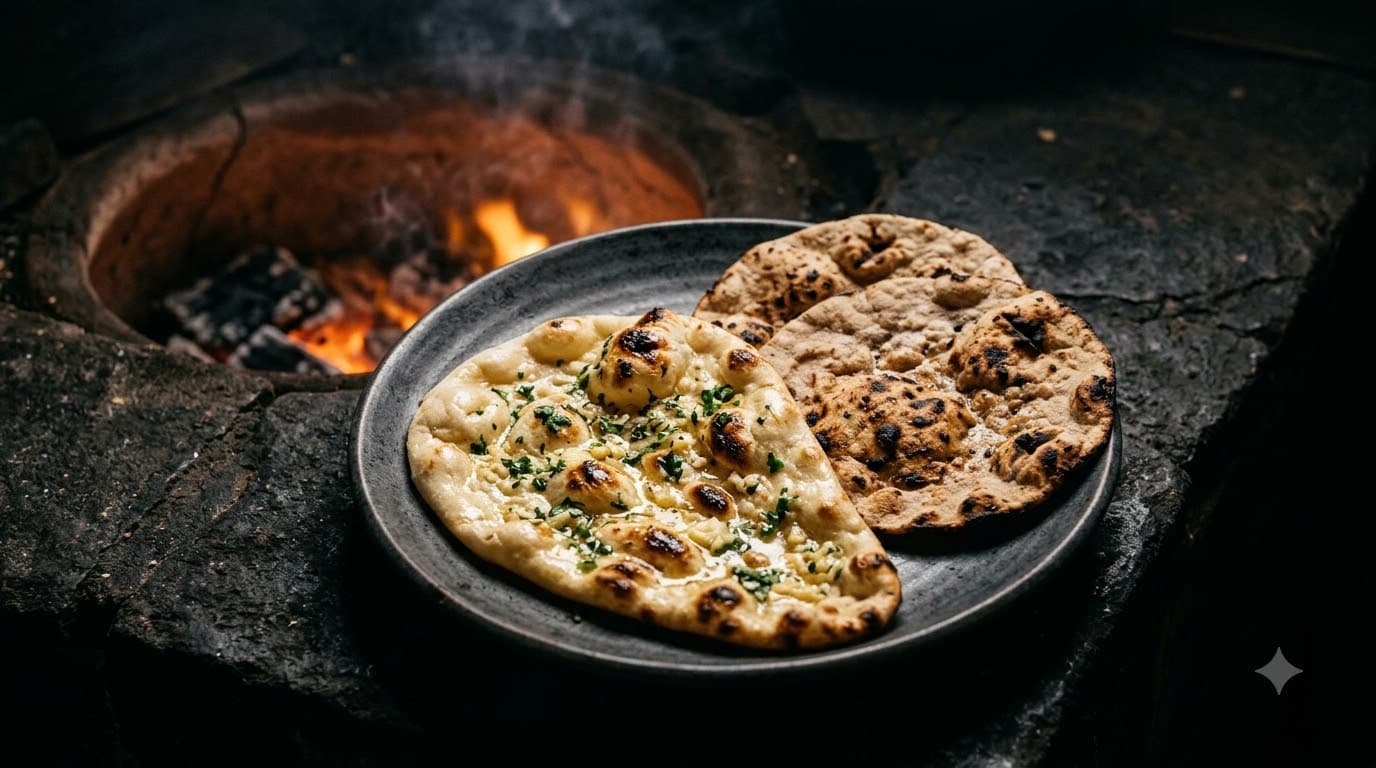 Fire-Roasted Naan