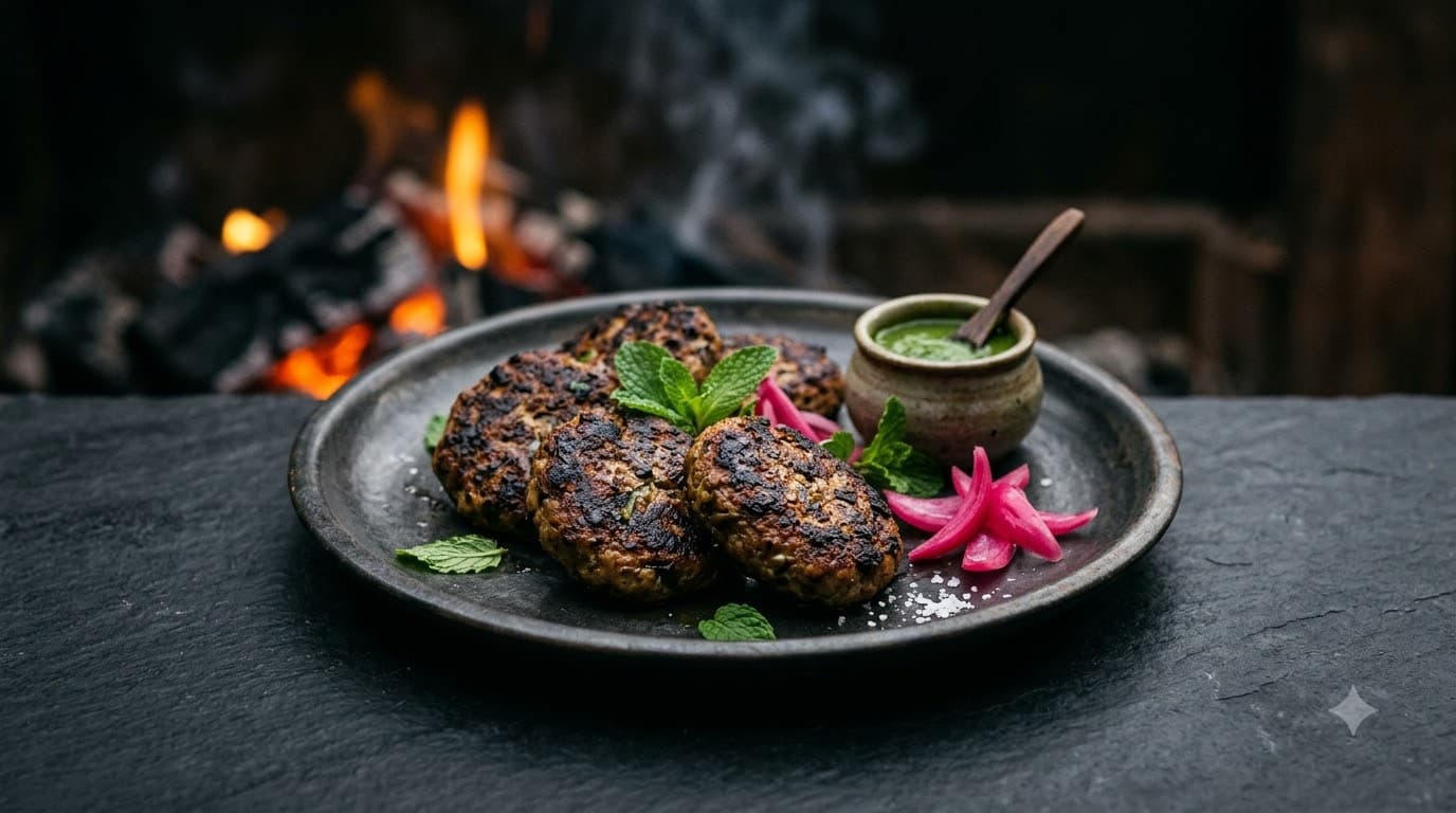 Fire-Roasted Bharwan Mushroom