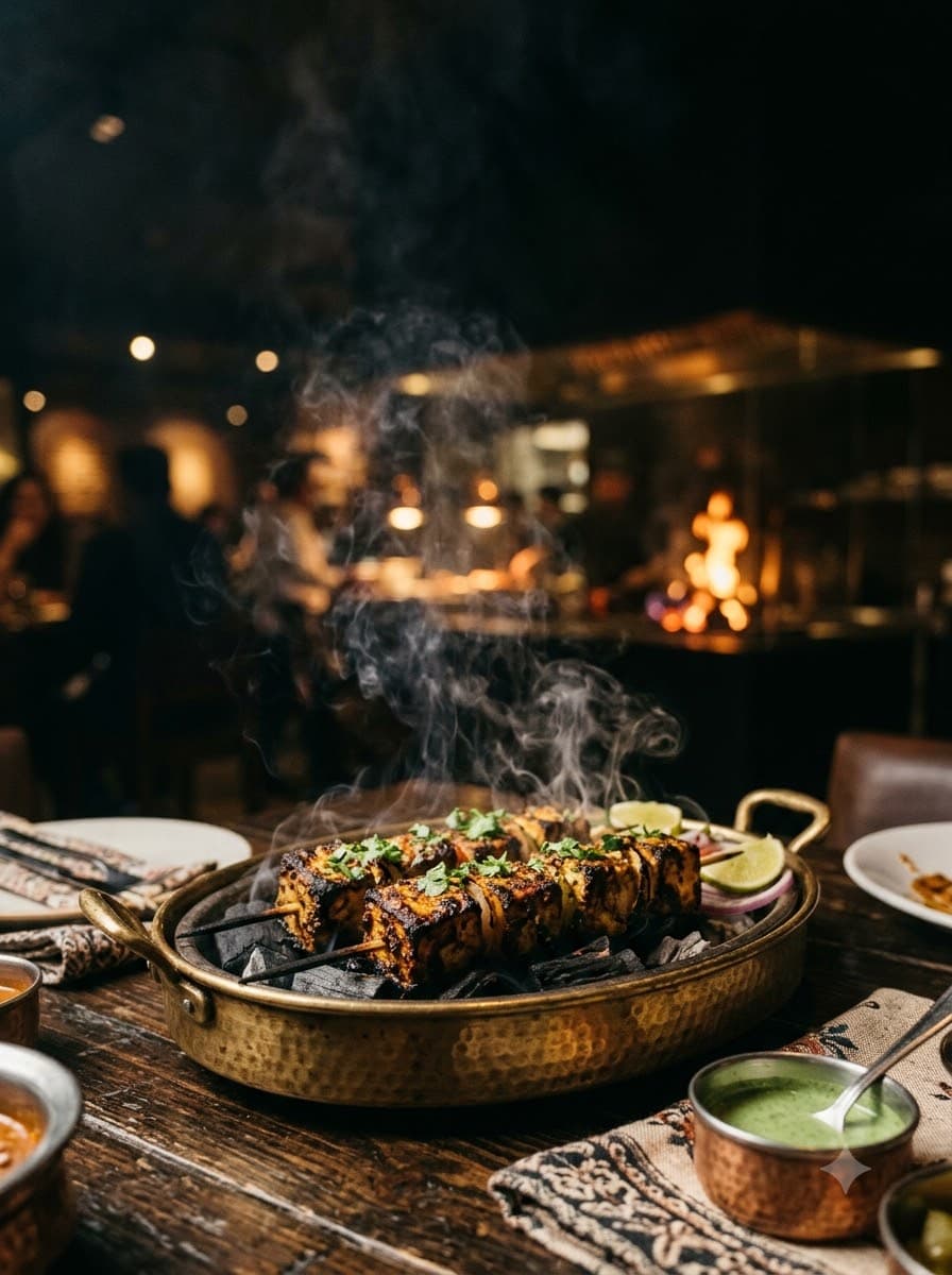 Angithi Wood-Fire Tandoori Paneer Tikka